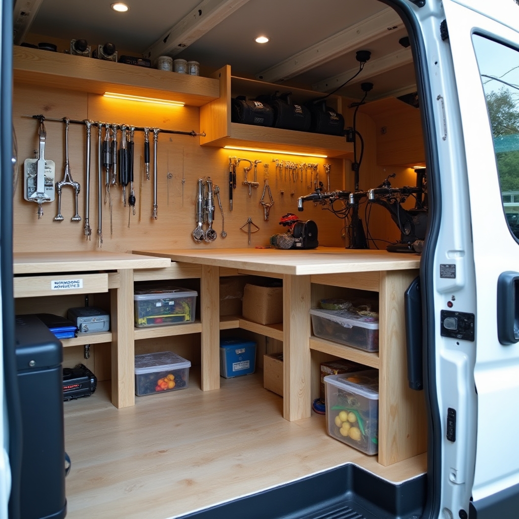 Oprema u vozilu mobilnog servisa